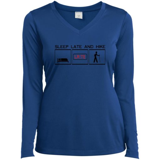 LST353LS Sport-Tek Ladies Long Sleeve Performance V-Neck - Image 5