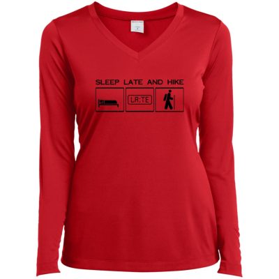 LST353LS Sport-Tek Ladies Long Sleeve Performance V-Neck
